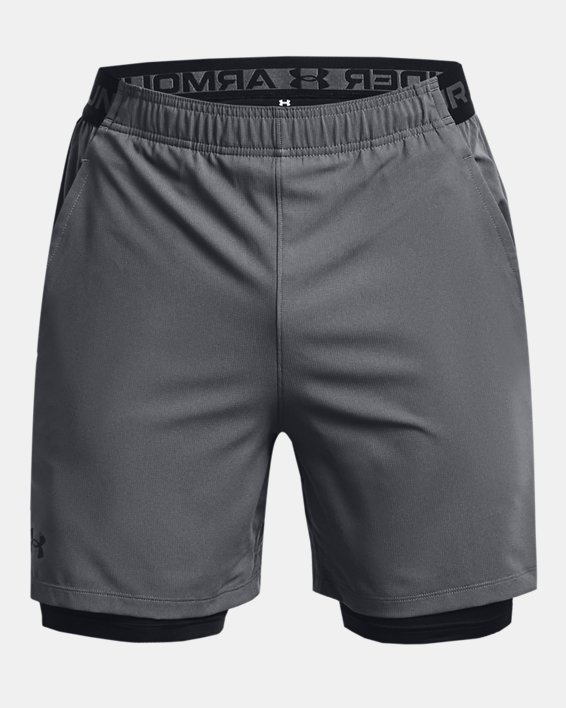 Men's UA Vanish Woven 2-in-1 Shorts in Gray image number 5
